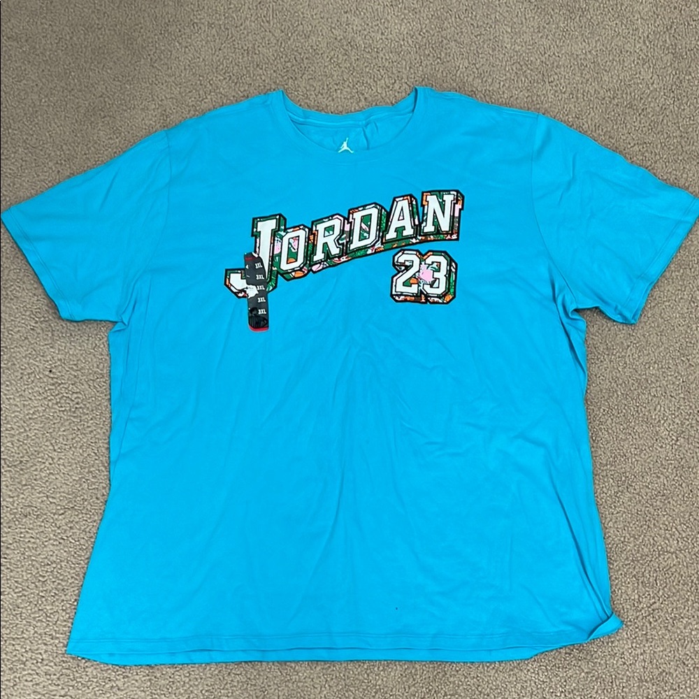 Jordan Men's Blue Graphic T-Shirt